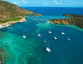 Muringfeld avant "Foxy's Taboo" sur Jost van Dyke
