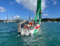 Christian Sauer had around two weeks to prepare his "Argo" for the Mini Globe Race.