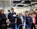 At the final of the talent competition, the applicants had to demonstrate their skills in a variety of ways and present themselves in discussions with the jury members. The eventual winner Tom Wehde can be seen in the picture on the right.