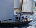 1957: "Star Sapphire", 22-metre design by Laurent Giles, built in Genoa.