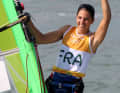 Charlie Picon at her Olympic victory in 2016.