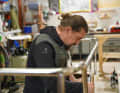 Christian Sauer built the 5.80 metre long Mini himself