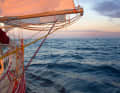 Crepuscolo in mare