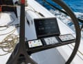 Push-button sailing instead of heavy labour. The canting keel, the canard rudder and the huge winches are operated electrically or hydraulically