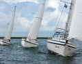 Familientreffen: Vor Lelystad müssen die drei Yachten beweisen, was sie bei Leichtwind zu leisten imstande sind