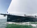 The fixed bowsprit does not require a water stay