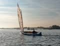 The Creizic is a self-build daysailer for sailing, rowing and camping