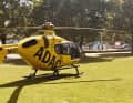 Ein Großaufgebot an Rettungskräften, darunter ein ADAC-Hubschrauber, war im Einsatz.