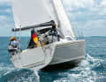 Delphia 34: The boat has advantages in light winds. In strong winds, on the other hand, the Delphia lacks a little stability and sails less stiffly