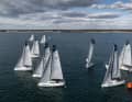 Low wind conditions characterised the final at the Two-Handed Mixed World Championship.