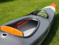 Ready to hand: Luggage net at the front of the kayak. There is a storage compartment at the rear
