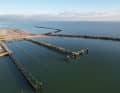 The outer harbour just after the entrance