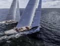 „Gaia“ vs. „Geist“. Hier segelt die Spirit 100 „Gaia“ in Luv von der Spirit 111 „Geist“