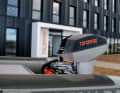Leading the way. At the company headquarters in Oberpfaffenhofen there is an inflatable boat with a cruise engine