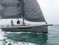 The hull is based on the Domani 30 and has been extended aft, the cabin has been shortened