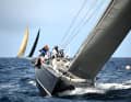 The trade winds provided mostly ideal sailing conditions off the south coast of Antigua.