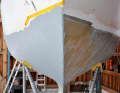 3. half and half: This ship was additionally reinforced in the bow area with an aramid mat (yellow)