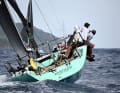 The "Warthog" sails under the Antiguan flag and with a largely local crew. She secured second place in her group.