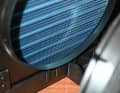 Evaporator: The liquid refrigerant, which is cooled back to room temperature by the heat exchanger, expands in the cooling fins of the evaporator and cools the fins considerably in the process