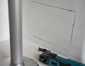 2. supply air for the chiller: Once the installation location has been found, a supply air grille must be installed. The system runs in recirculation mode and draws in room air