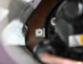 10. clamps with vibration damping: The refrigeration unit is bolted to the floor using four rubberised stainless steel clamps. The hoses are then laid