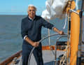 Grandseigneur des Yachtbaus. Germán Frers bei der Jungfernfahrt mit „Recluta“ auf dem Rio de la Plata