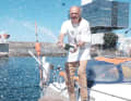 Louis Robein pops the cork