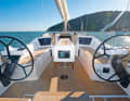 There is also plenty of storage space on deck. Despite two aft cabins, the forecastle compartments are spacious and deep