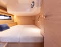 The wide stern creates space for two spacious aft cabins ...