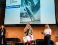 Martina Orsini was honoured at the Yacht Racing Forum in Amsterdam.