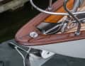 Amazingly real, the Ecodeck skirting board looks like high-gloss varnished mahogany but is made of plastic