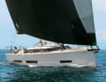 Striking. The high-contrast styling conceals the voluminous shapes of the hull and deck