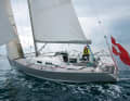 Flying the flag on the backstay has a bad reputation. However, when attached in this way, it fulfils all requirements