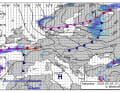 La mappa delle previsioni per sabato.