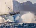 "Ganesha", one of three Baltic 68 Café Racers in the Maxi Cup, turned up the heat in the second half and was six seconds ahead in Maxi 3 on the strong wind day after the calculated time.