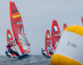 Gli assi olimpici iQFOiL alla Kieler Woche.