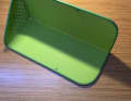 Foldable chopping board: colander, funnel and board in one