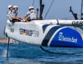 Erik Heil und das Germany SailGP Team im Einsatz vor Abu Dhabi