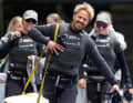 Erik Heil lors du SailGP à Portsmouth.