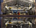 Blick in den Hangar des Germany SailGP Teams in Los Angeles