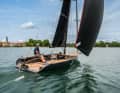 The Lago 26 only needs a hint of wind to get going. A gennaker helps, of course.