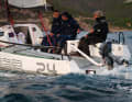The cockpit of the Flaar 24 has room for three to four sailors upwind. However, the layout is also suitable for solo sailing