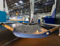 Balsa wood, flax fibre and a bio-resin were used in the construction of the hull