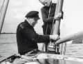 Enfant, ses jambes de mer ont poussé sur l'Elbe lors de croisières avec son père.