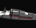 As is typical for the brand, the side hulls can be pulled close to the torso