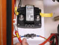 3. the voltage-controlled charging relay used to simply connect the starter and consumer battery together; it will be removed and replaced by the B2B charger