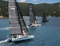 Acht Performance-Multihulls gingen an den Start im Sir-Francis-Drake-Kanal, darunter „Nemo“, „Alle­gra“ und „Convexity2“