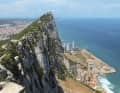 Sulla roccia: vista dalla terrazza panoramica a nord, verso la Spagna