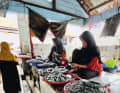 There is a wide range on offer at the markets.