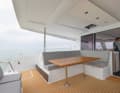 Inviting: The cockpit is almost seamlessly connected to the saloon and galley. It can be closed at the sides with optional canvas panels